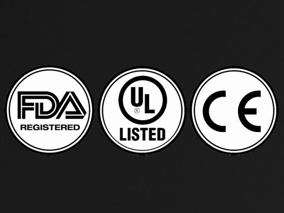 FDA Registered, UL and CE Listed