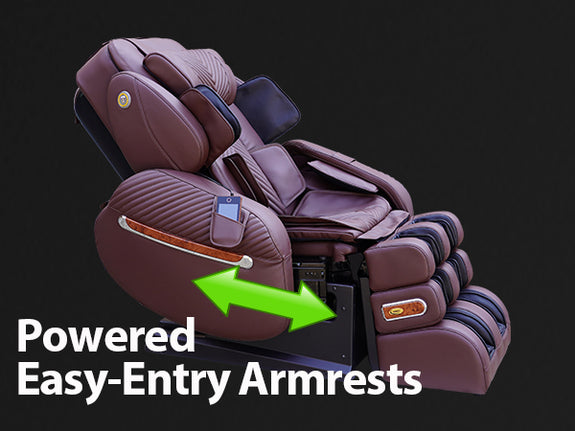 Patented Powered Easy-Entry Armrests