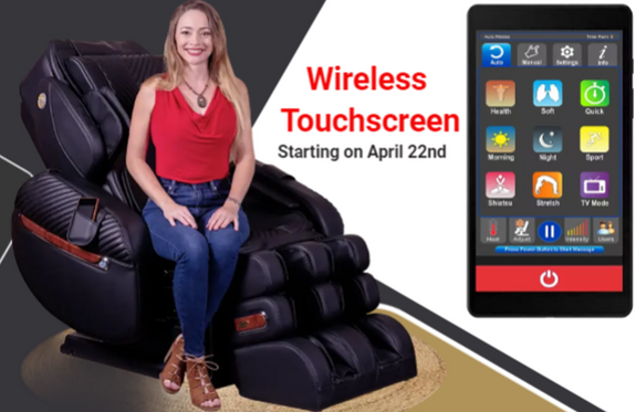<strong class="sm-hide">Luraco i9 Max Plus Features</strong> Wireless touchscreen remote